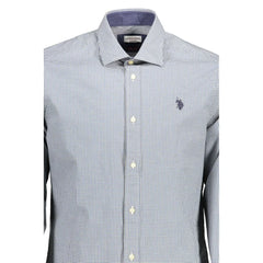 U.S. POLO ASSN. Light Blue Cotton Men Shirt - Shirts