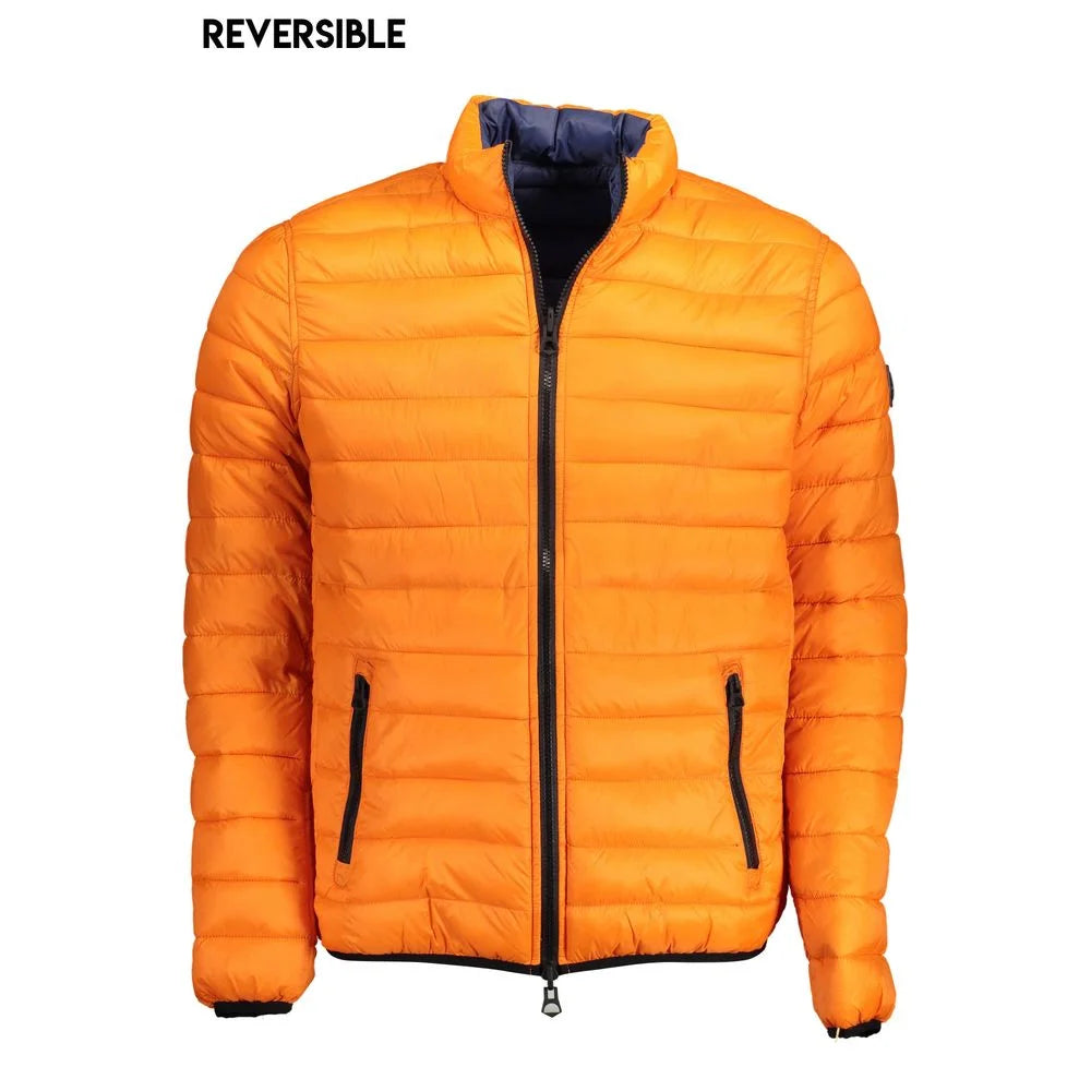 U.S. POLO ASSN. Orange Nylon Jackets & Coat - Puffer Jackets