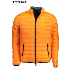 U.S. POLO ASSN. Orange Nylon Jackets & Coat - Puffer Jackets