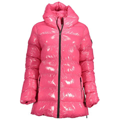 U.S. POLO ASSN. Pink Polyester Women Jacket - 44 - Puffer Jackets