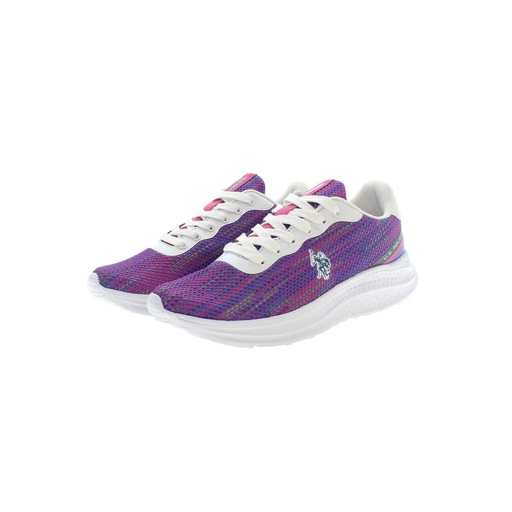 U.S. POLO ASSN. Purple Polyester Women Sneaker - EU35/US5 - Sneakers