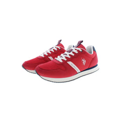 U.S. POLO ASSN. Red Polyester Men Sneaker - EU44/US11 - Sneakers