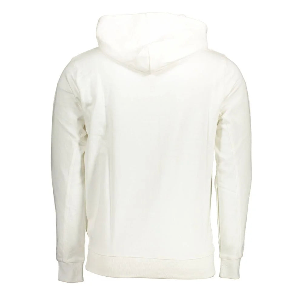 U.S. POLO ASSN. White Cotton Men Sweater - Hoodies