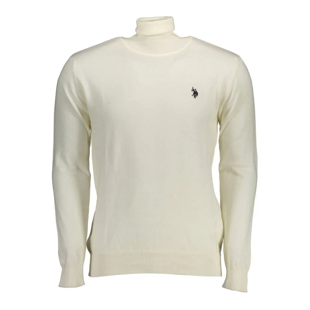 U.S. POLO ASSN. White Cotton Sweater - Sweaters