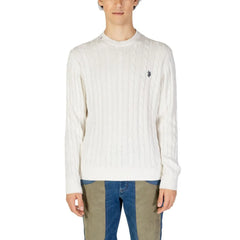 U.S. POLO ASSN. White Cotton Sweater - Sweaters