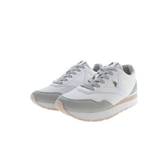 U.S. POLO ASSN. White Polyester Sneaker - EU35/US5 - Sneakers