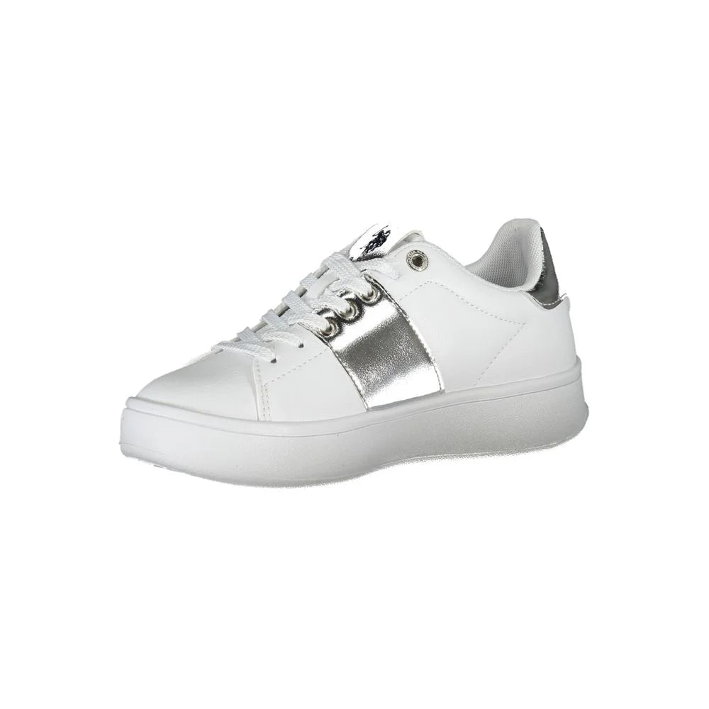 U.S. POLO ASSN. White Polyester Sneaker - EU37/US7 - Sneakers