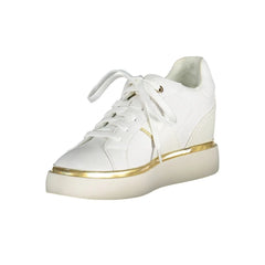 U.S. POLO ASSN. White Polyester Women Sneaker - Sneakers