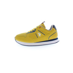 U.S. POLO ASSN. Yellow Polyester Men Sneaker - EU44/US11 - Sneakers