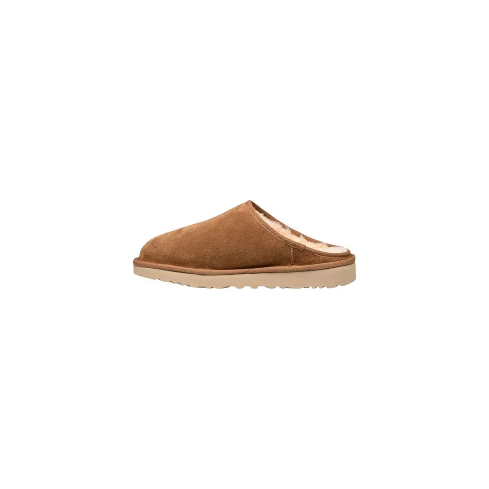UGG Beige Suede Leather Clog - EU40/US7