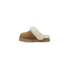 UGG Beige Suede Leather Slipper - EU37/US7 - Slippers