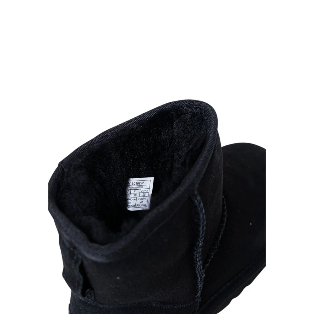 UGG Black Suede Leather Ankle Boots - EU36/US6