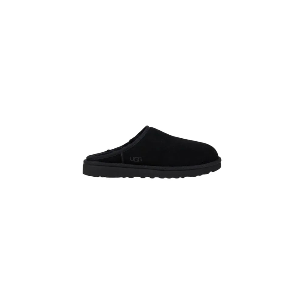 UGG Black Suede Leather Clog