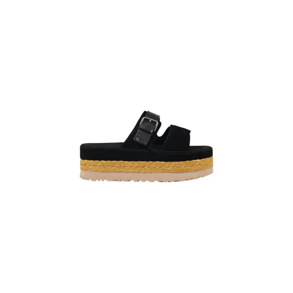 UGG Black Suede Leather Sandal - EU40/US10 - Sandals