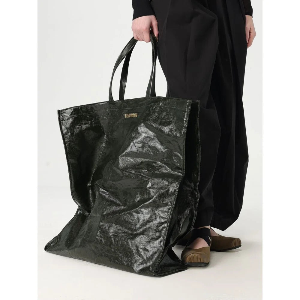 Uma Wang Green Nylon Handbag
