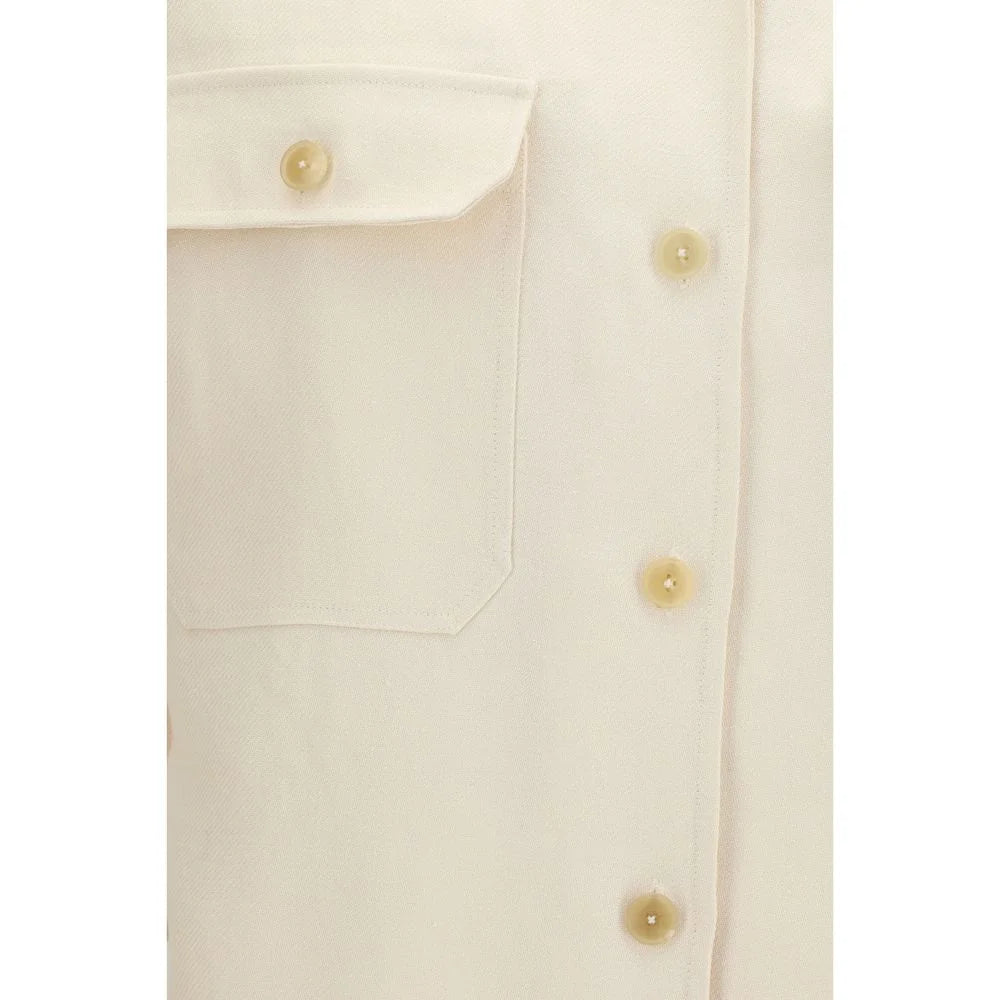 Umit Benan Beige Linen Shirt