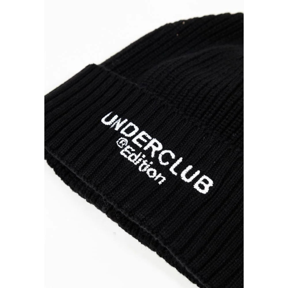 Underclub Black Cotton Cap (Baseball Hat) - UNI