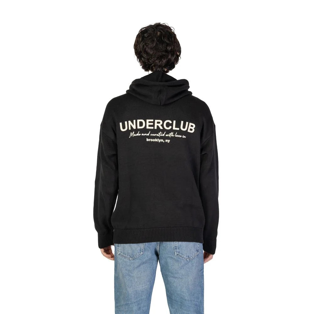 Underclub Black Cotton Sweater - IT44 | S - Hoodies