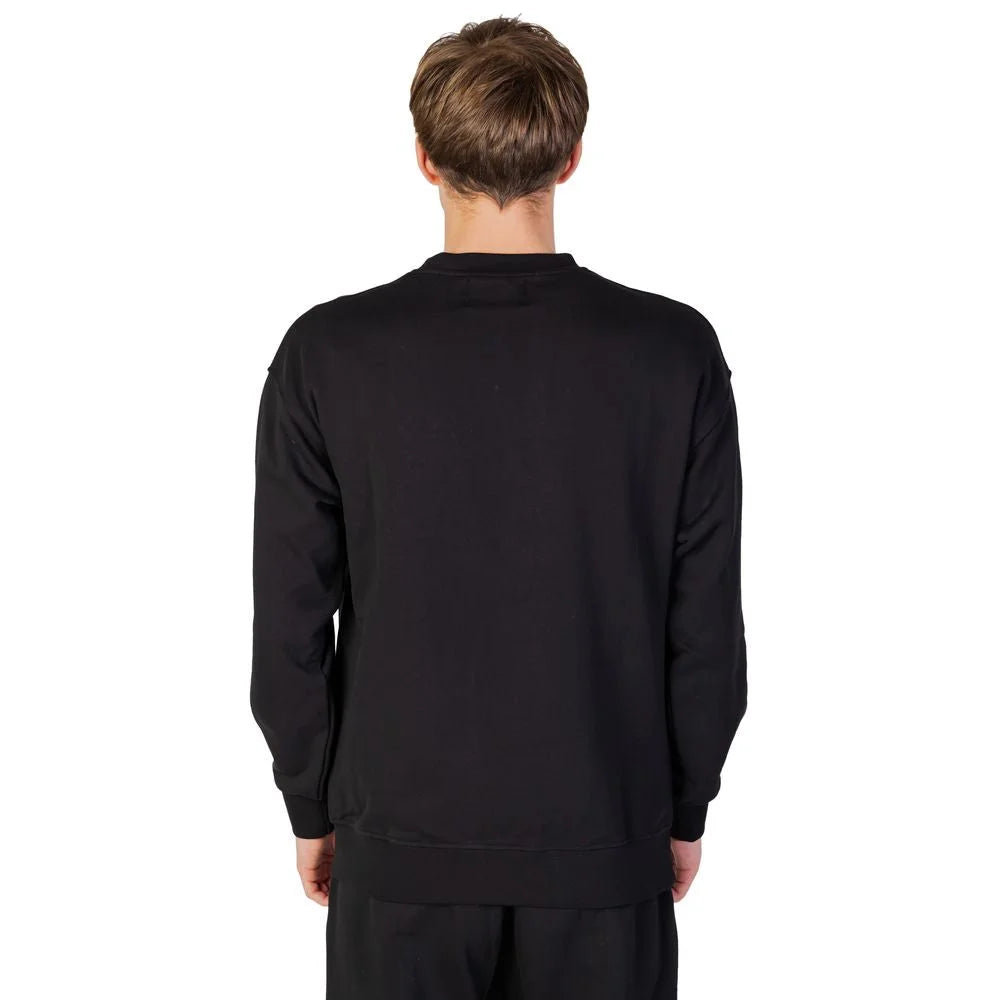 Underclub Black Cotton Sweatshirt - IT44 | S - Sweatshirts