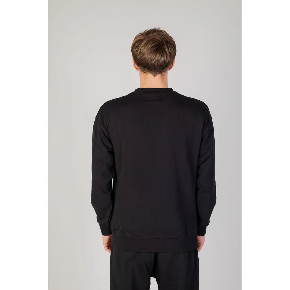 Underclub Black Cotton Sweatshirt - IT44 | S - Sweatshirts