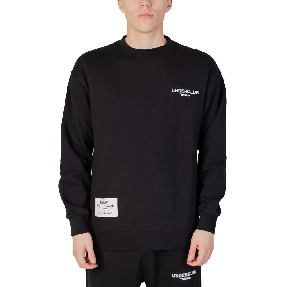 Underclub Black Cotton Sweatshirt - IT44 | S - Sweatshirts