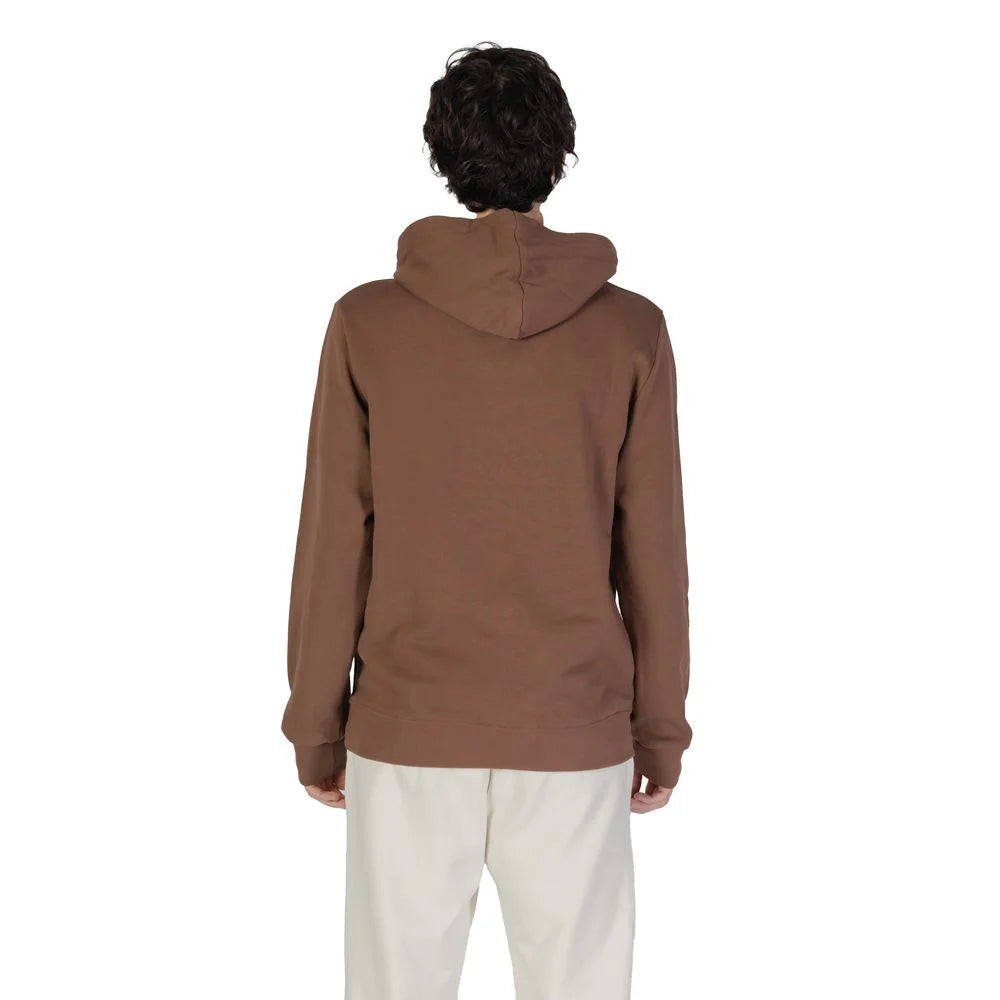 Underclub Brown Cotton Hoody - IT46 | M - Hoodies