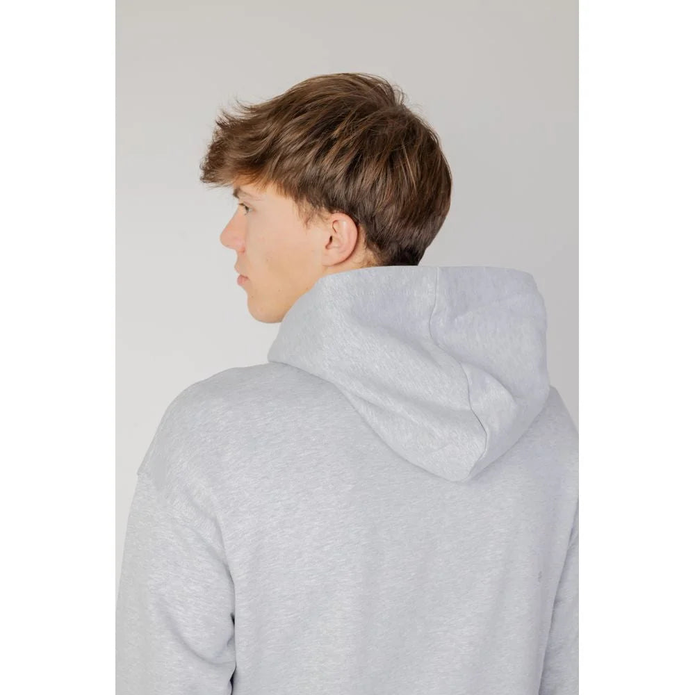 Underclub Gray Cotton Hoody - Hoodies