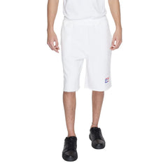 Underclub White Cotton Bermuda - Bermudas
