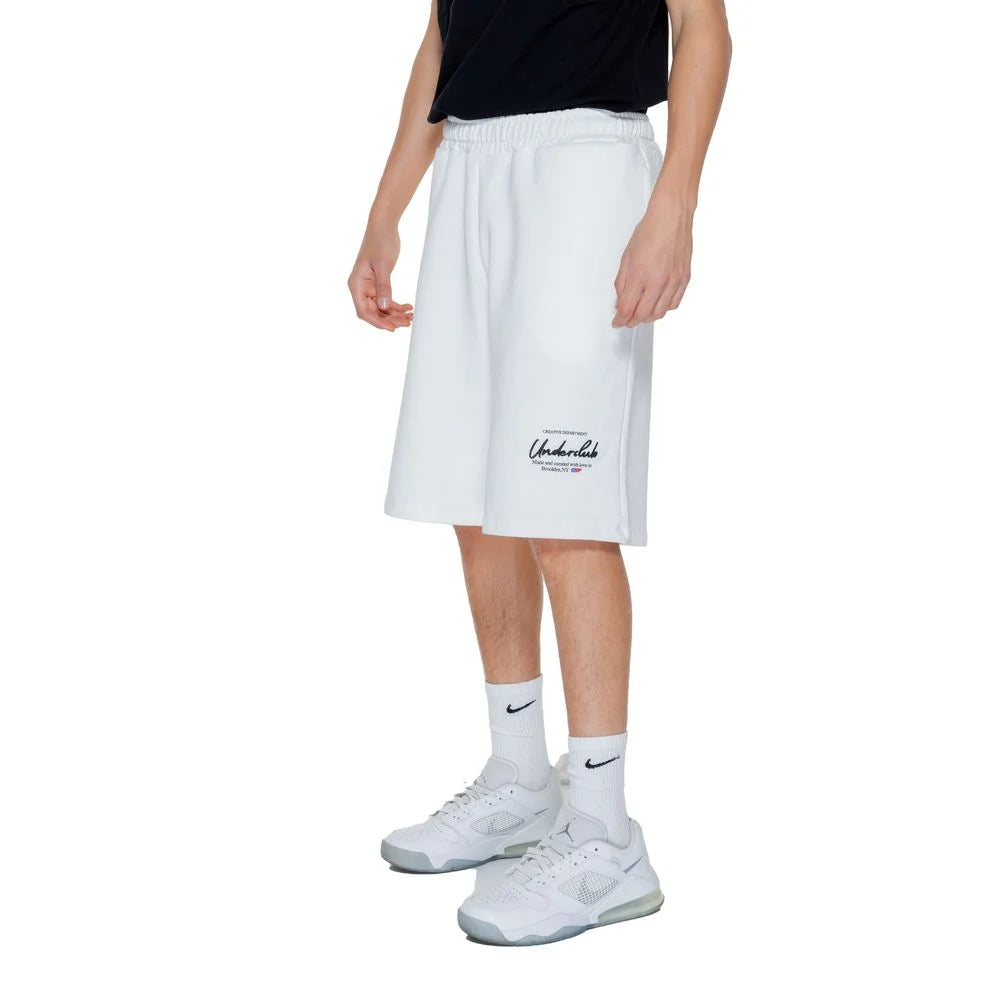 Underclub White Cotton Bermuda - IT48 | L