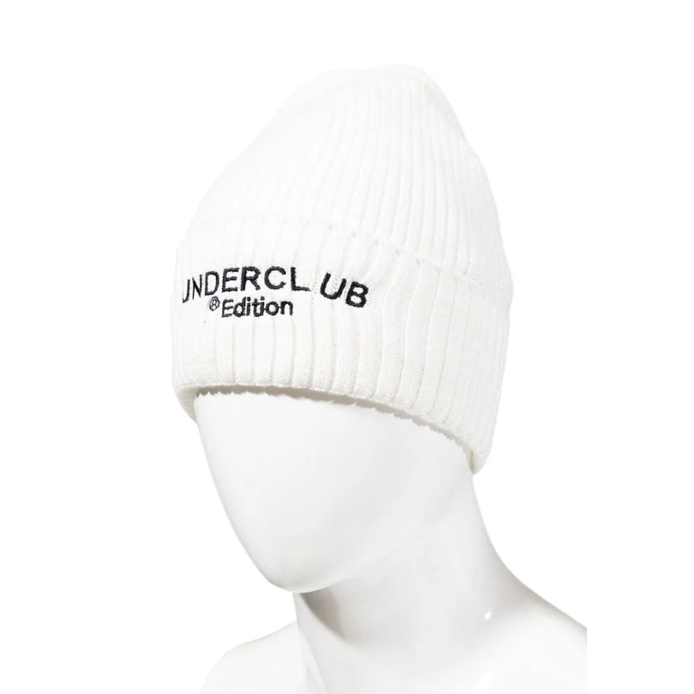Underclub White Cotton Cap (Baseball Hat) - UNI