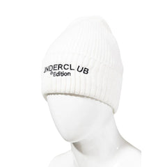 Underclub White Cotton Cap (Baseball Hat) - UNI