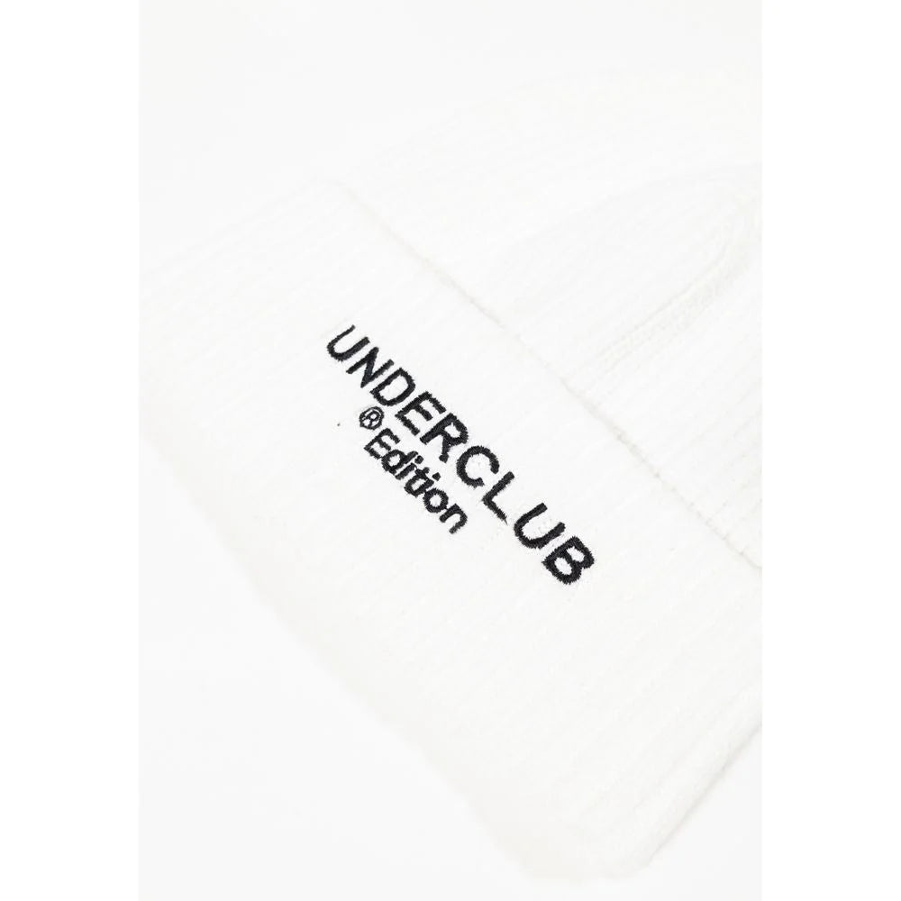 Underclub White Cotton Cap (Baseball Hat) - UNI