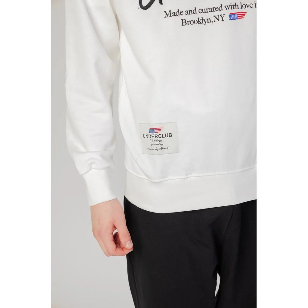 Underclub White Cotton Sweatshirt - IT48 | L - Sweatshirts