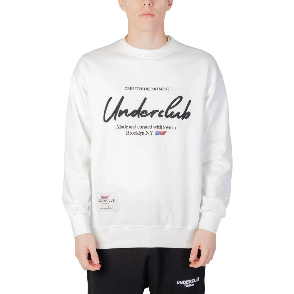 Underclub White Cotton Sweatshirt - IT48 | L - Sweatshirts
