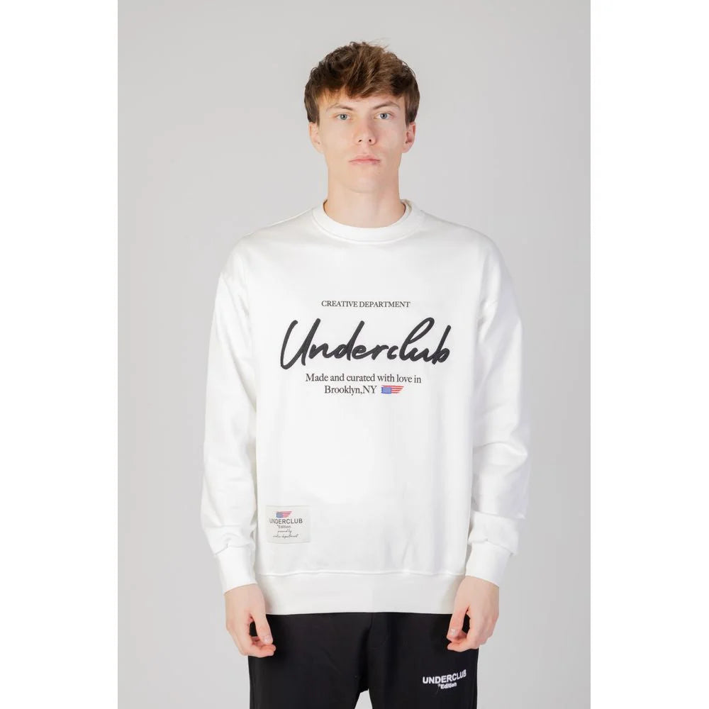 Underclub White Cotton Sweatshirt - IT48 | L - Sweatshirts