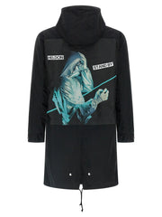 Undercover Black Cotton Parka - 3