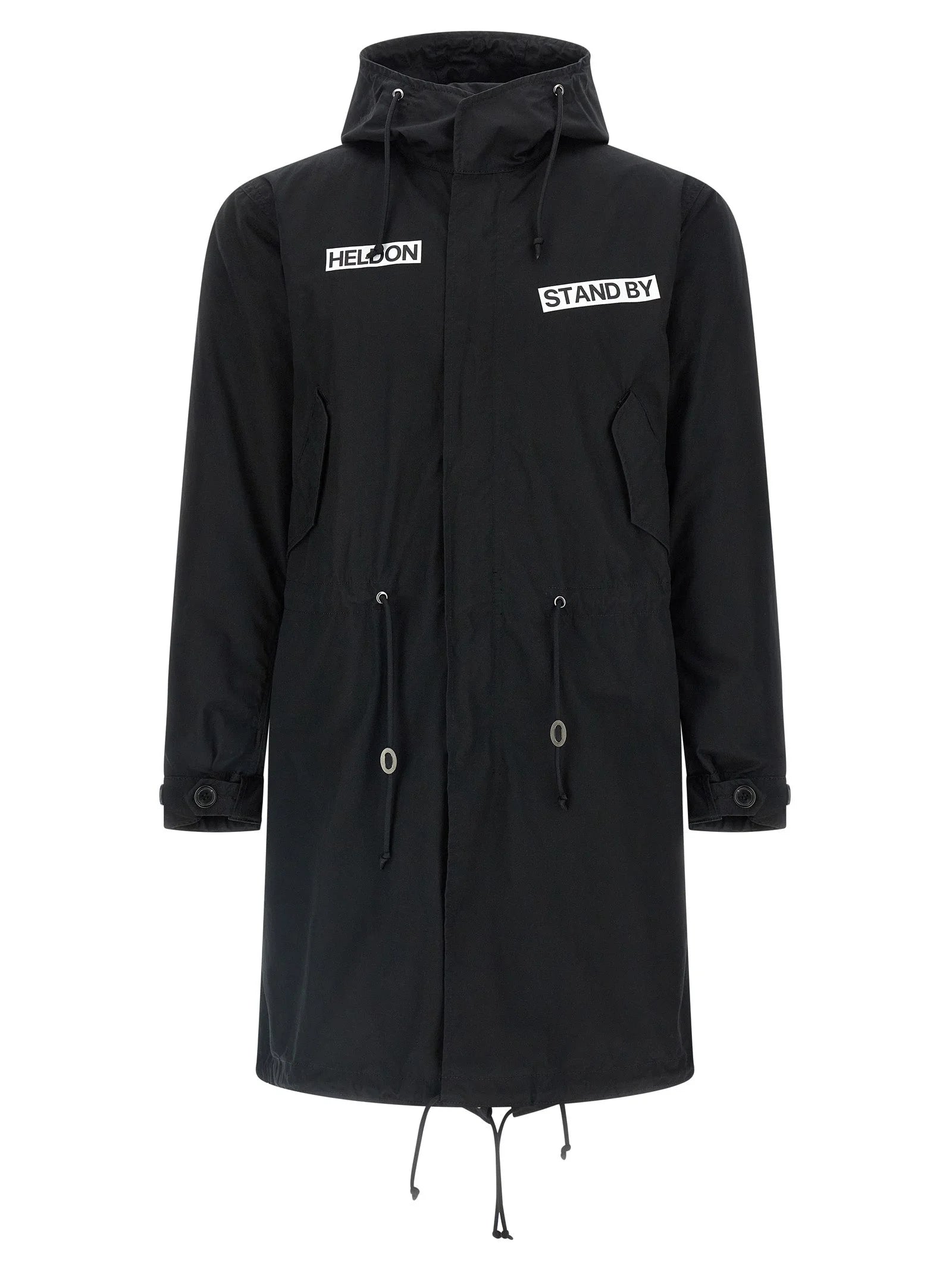 Undercover Black Cotton Parka - 3