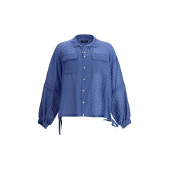 Undercover Blue Cotton Blouse - 2