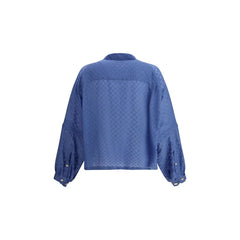 Undercover Blue Cotton Blouse - 2
