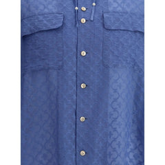 Undercover Blue Cotton Blouse - 2