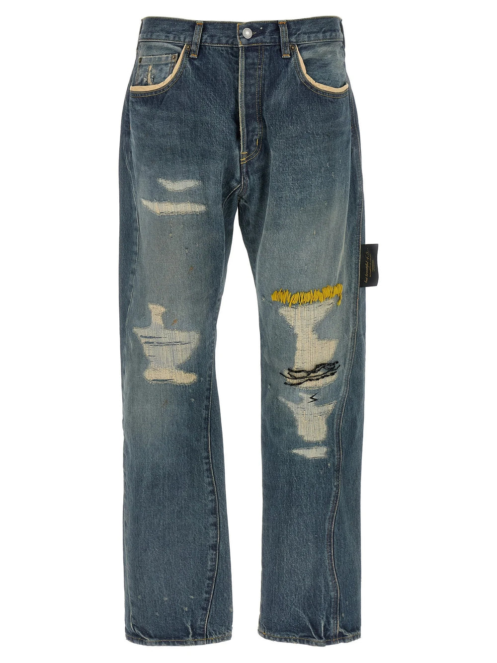 Undercover Blue Cotton Jeans Denim
