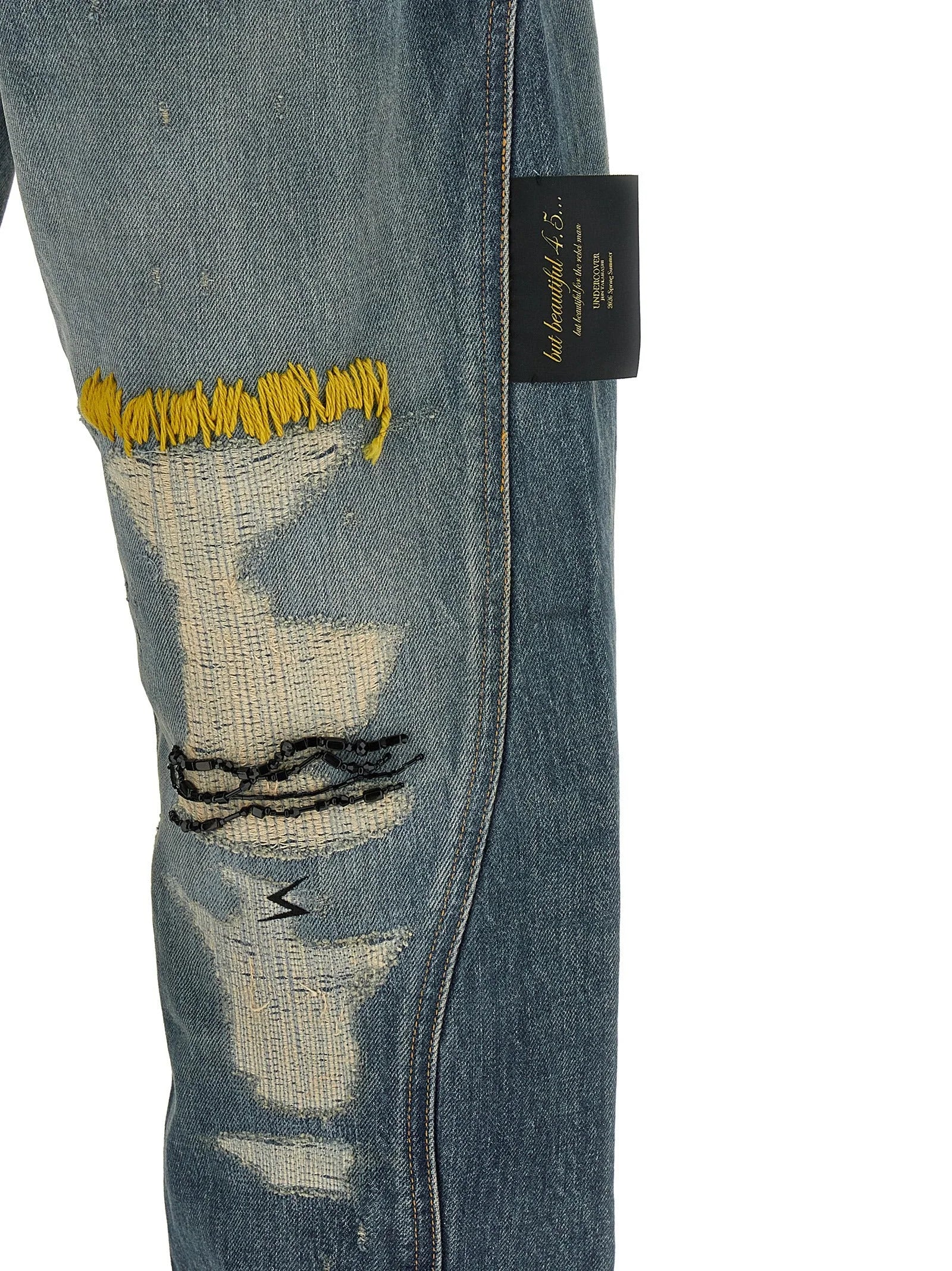 Undercover Blue Cotton Jeans Denim