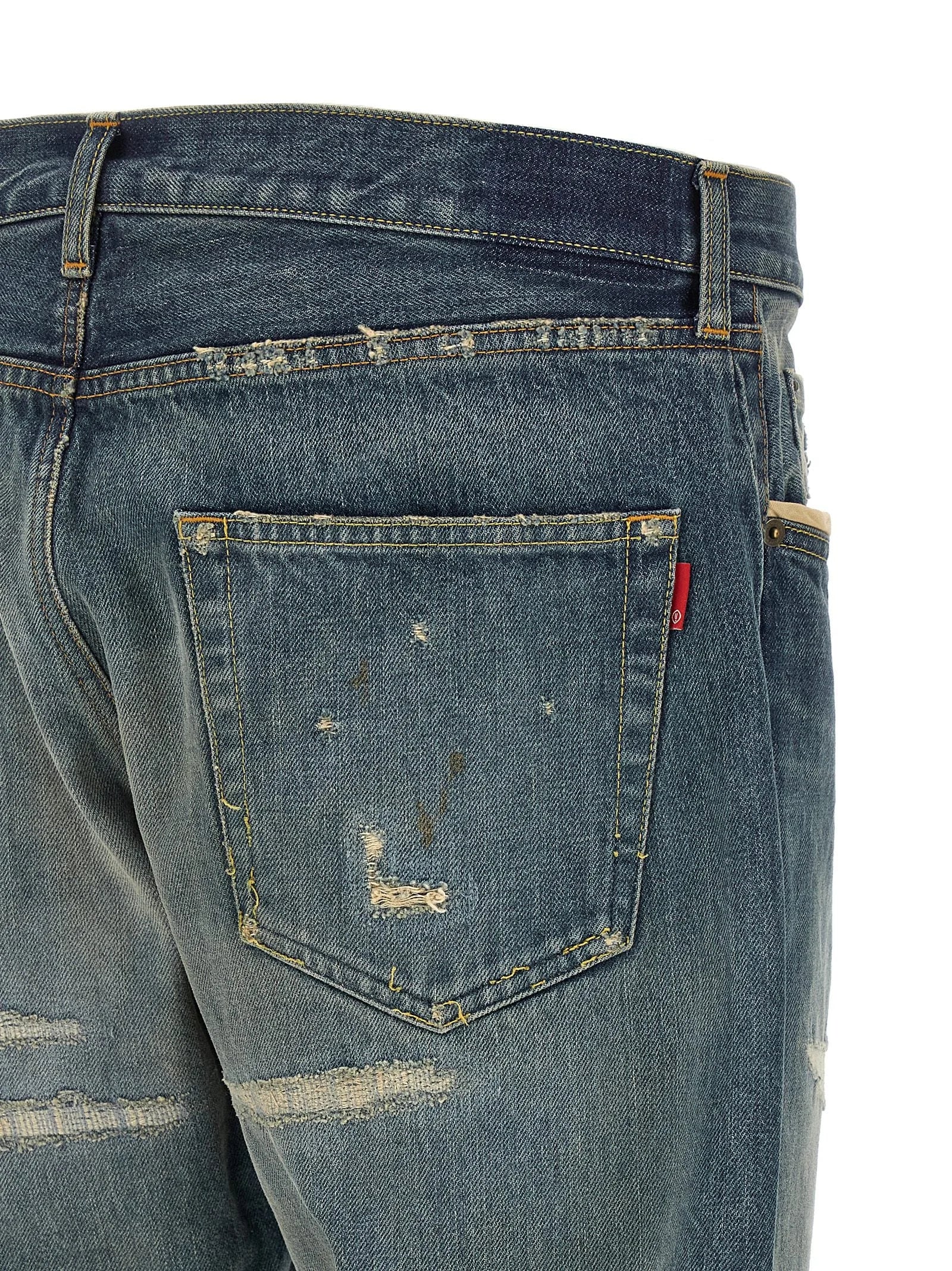 Undercover Blue Cotton Jeans Denim