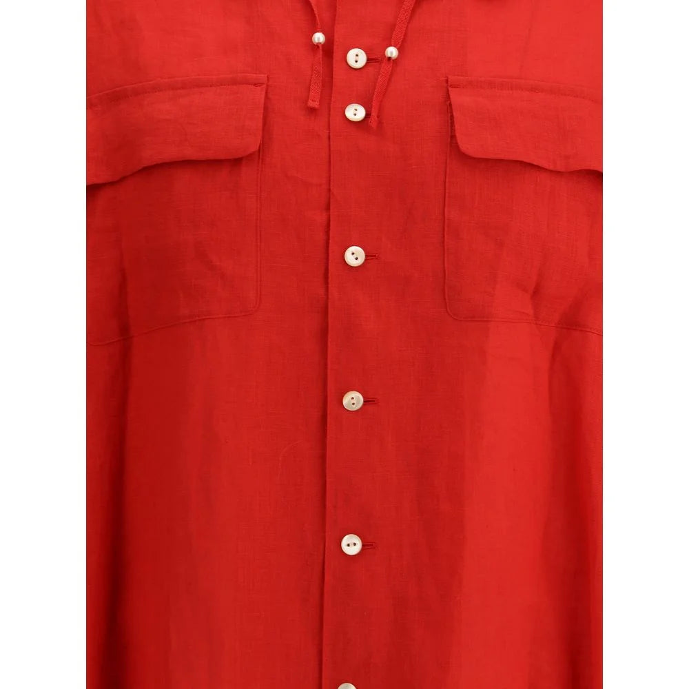 Undercover Multicolor Linen Dress Shirt