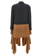 Undercover Multicolor Wool Coat - 2