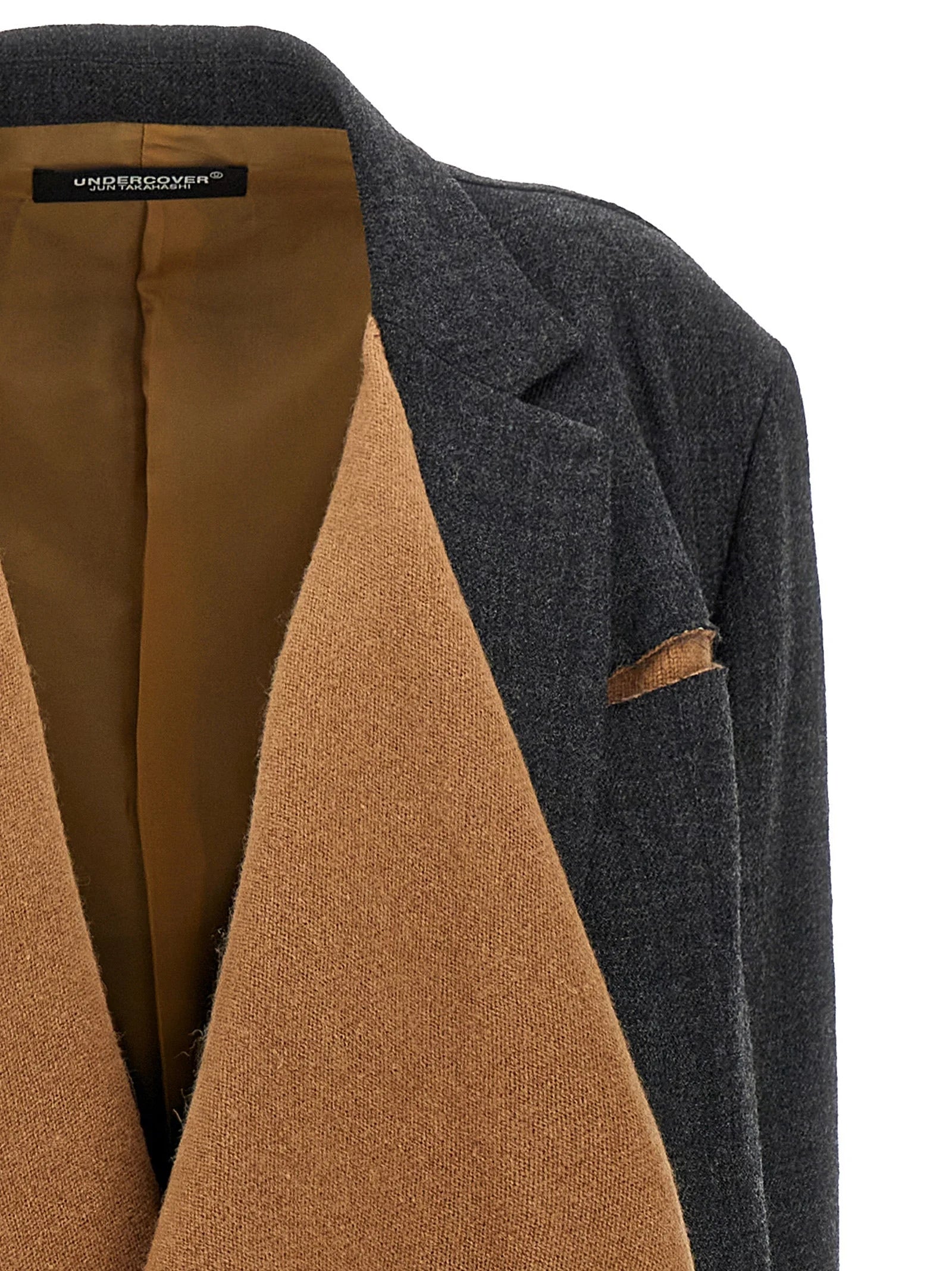 Undercover Multicolor Wool Coat - 2