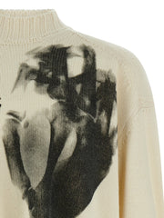 Undercover White Wool Cardigan