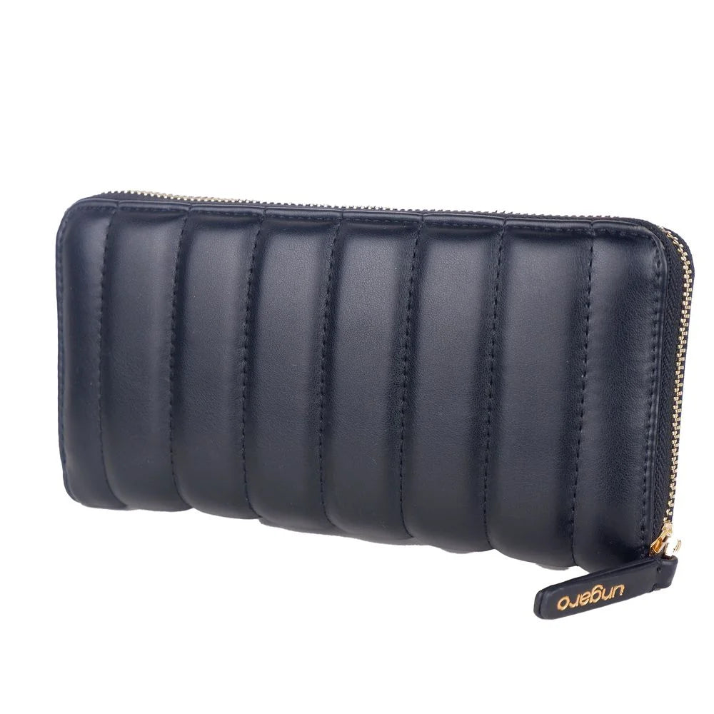 Ungaro Elegant Quilted Faux Leather Wallet - Wallets