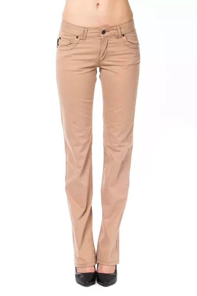 Ungaro Fever Beige Cotton Women Pant - Trousers