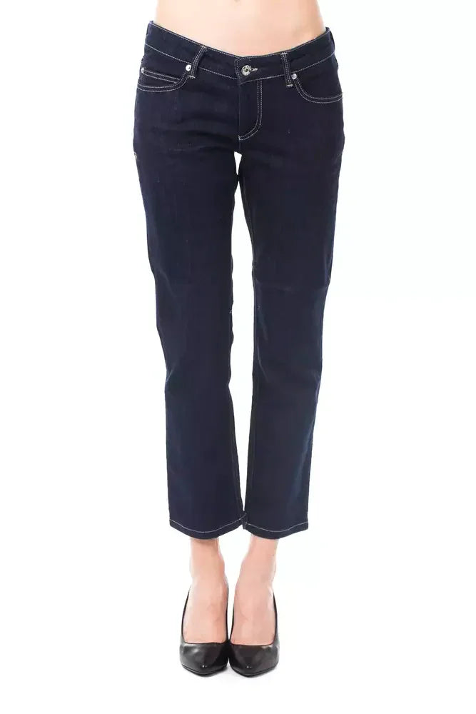 Ungaro Fever Blue Cotton Women Jeans - Jeans